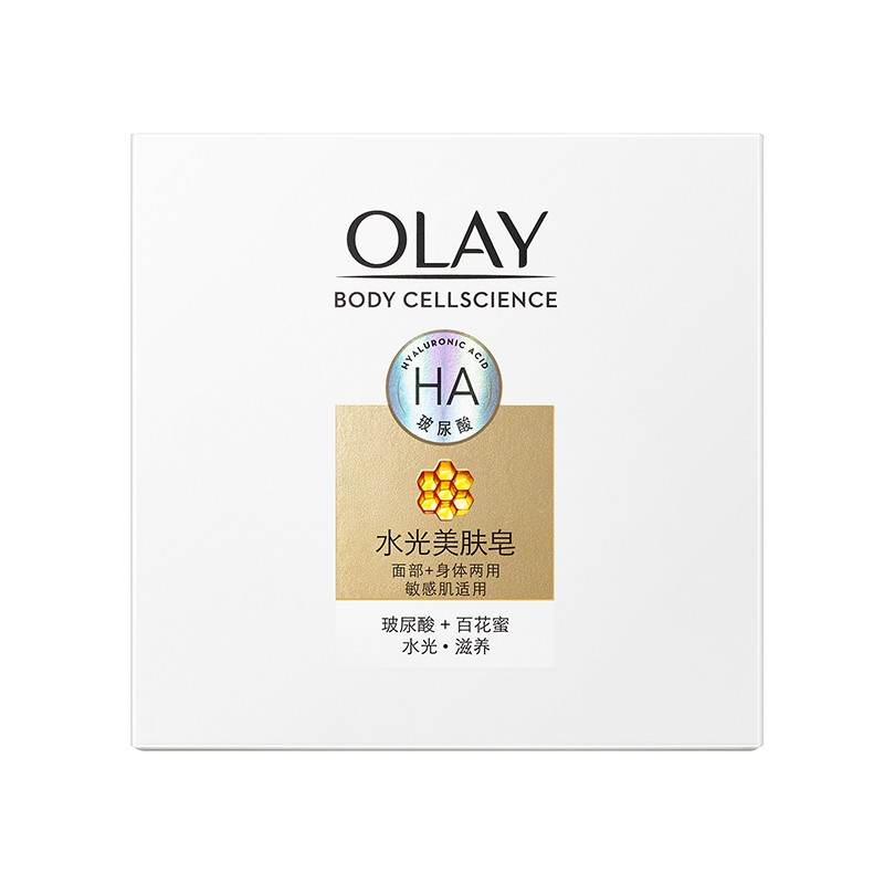 玉兰油美肤皂水光滋养百花蜜皂