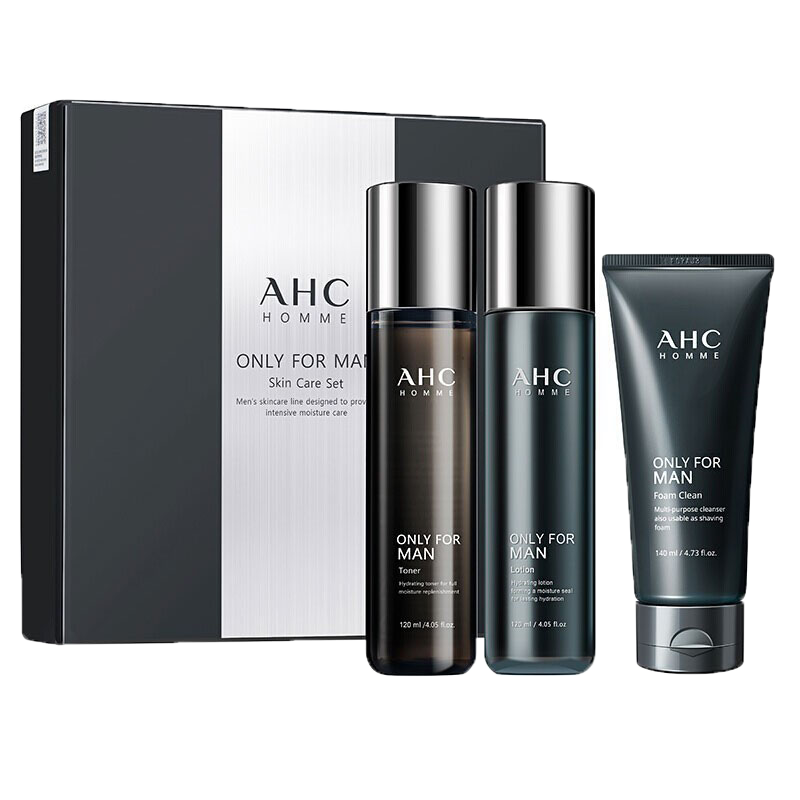 ahc 男士净油保湿护肤套装