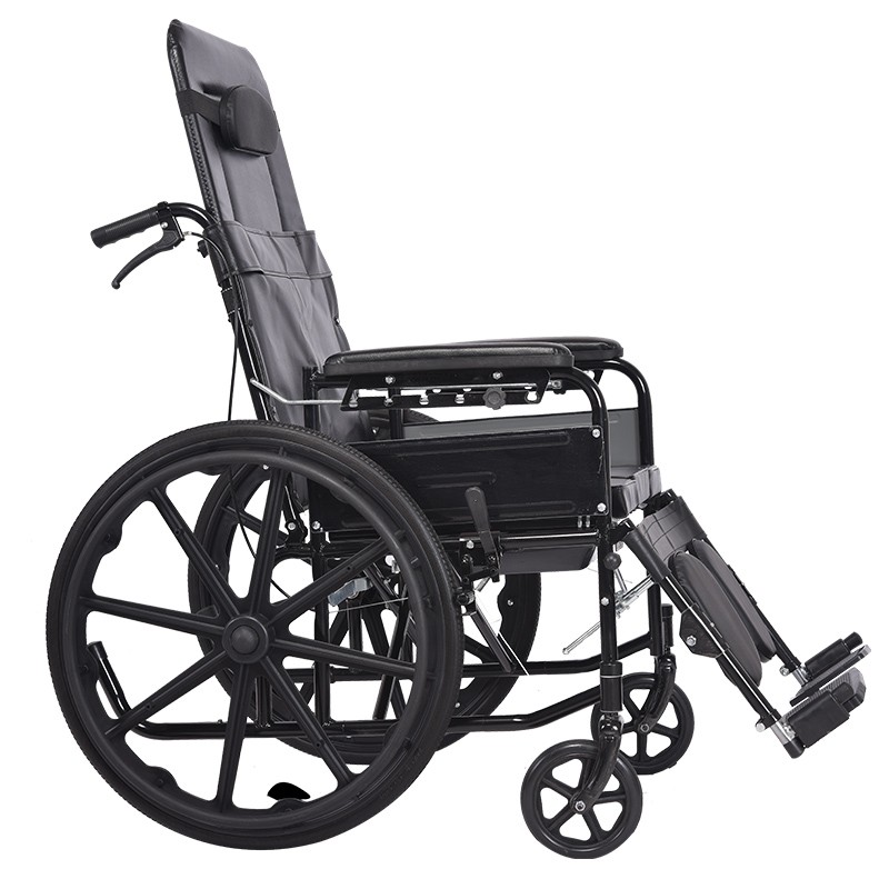 揽康 全钢管加固轮椅