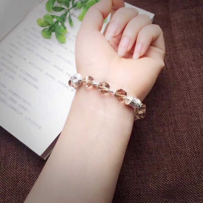 晴夫人 茶色水晶泪手链