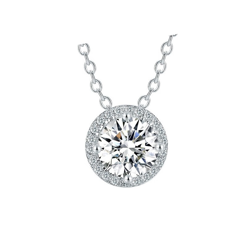 知尊 莫桑钻 女士项链