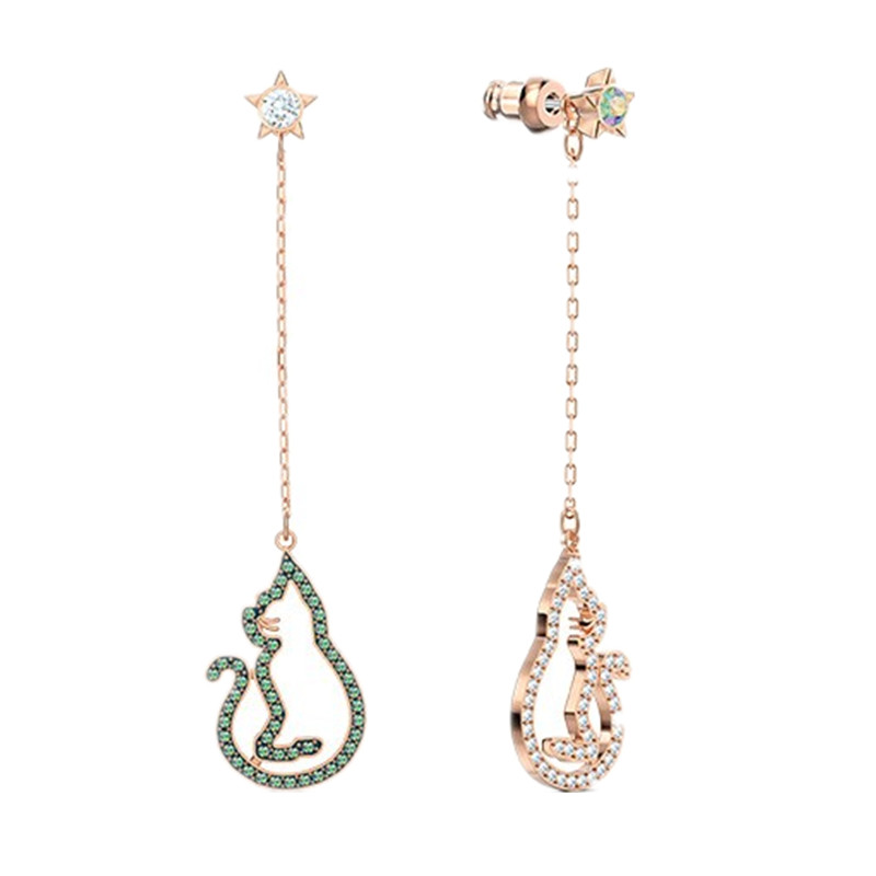 施华洛世奇 喵星人耳饰