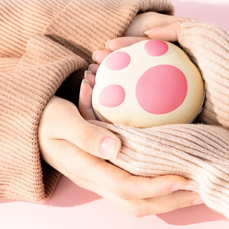 创意猪 猫爪暖手充电宝