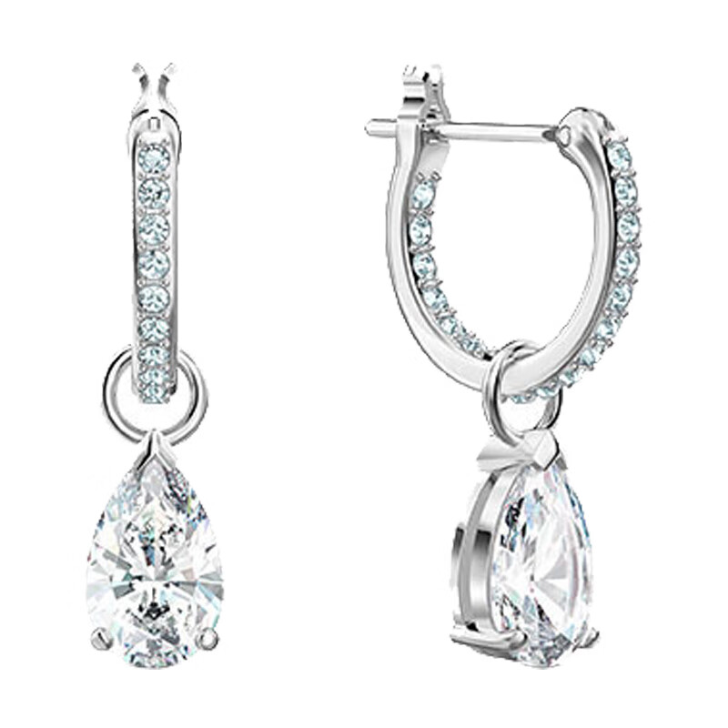 施华洛世奇水滴形耳饰