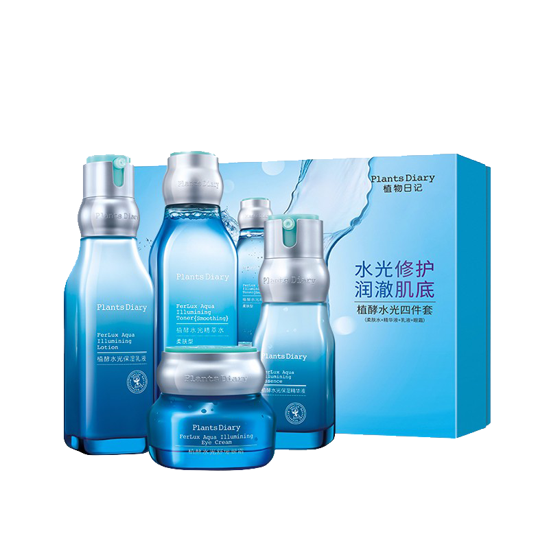 植物日记 深透补水护肤套装