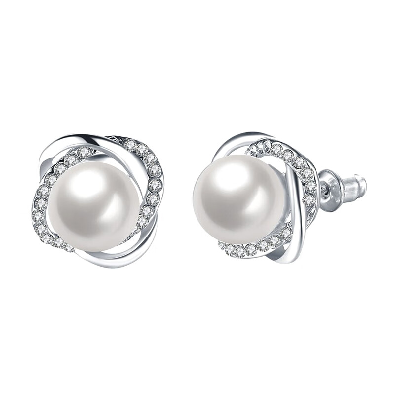 牧野 交织珍珠 耳饰