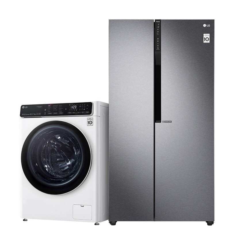 LG 大冷冻力冰箱洗衣机套装