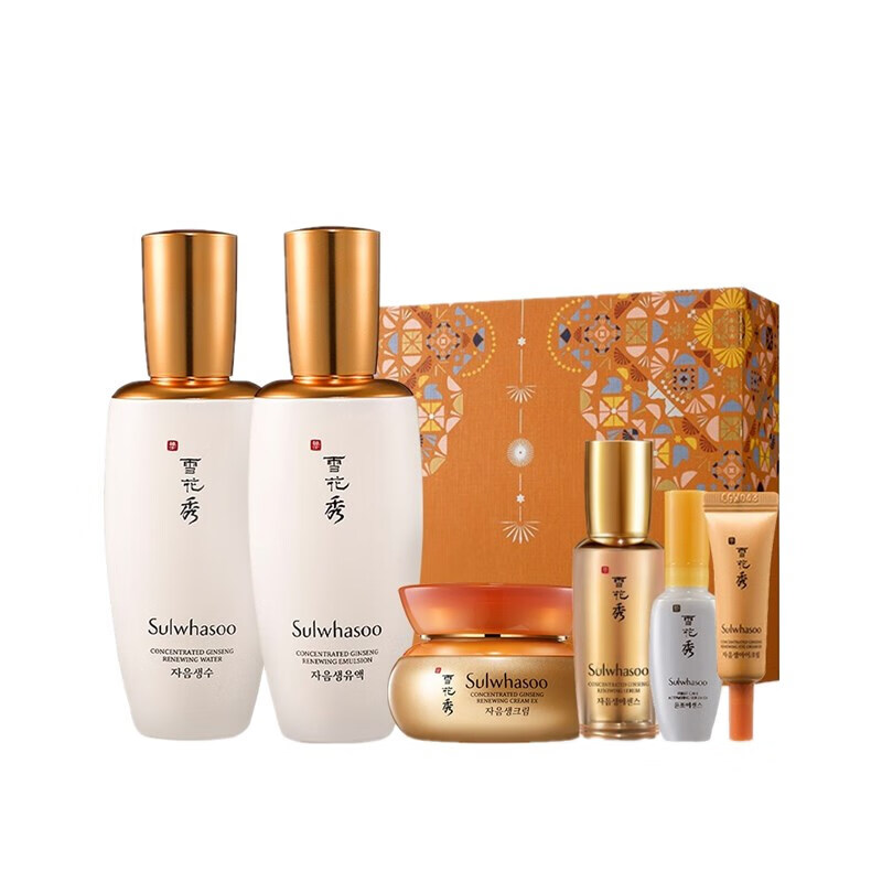 雪花秀 滋盈焕颜护肤套装