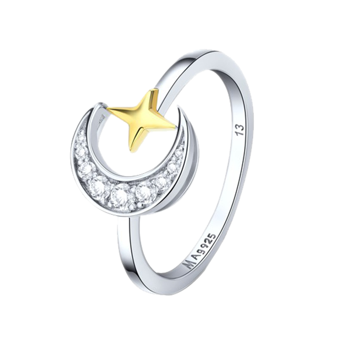 Mymiss 星月开口戒指