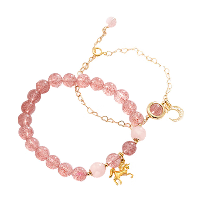 TOPGIRL星月桃花手链