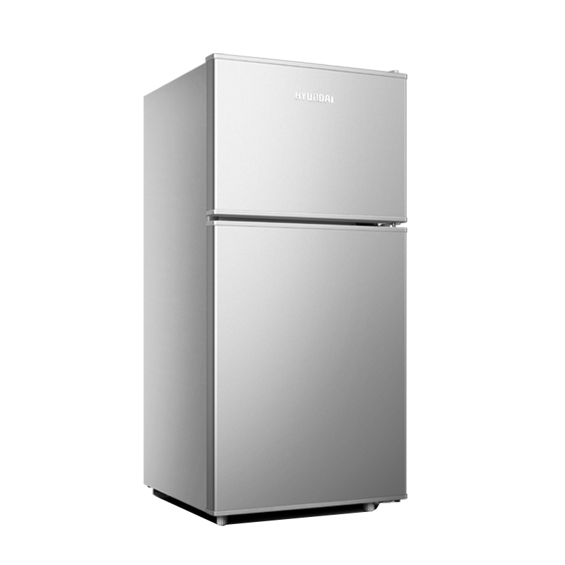 现代双门小型冰箱