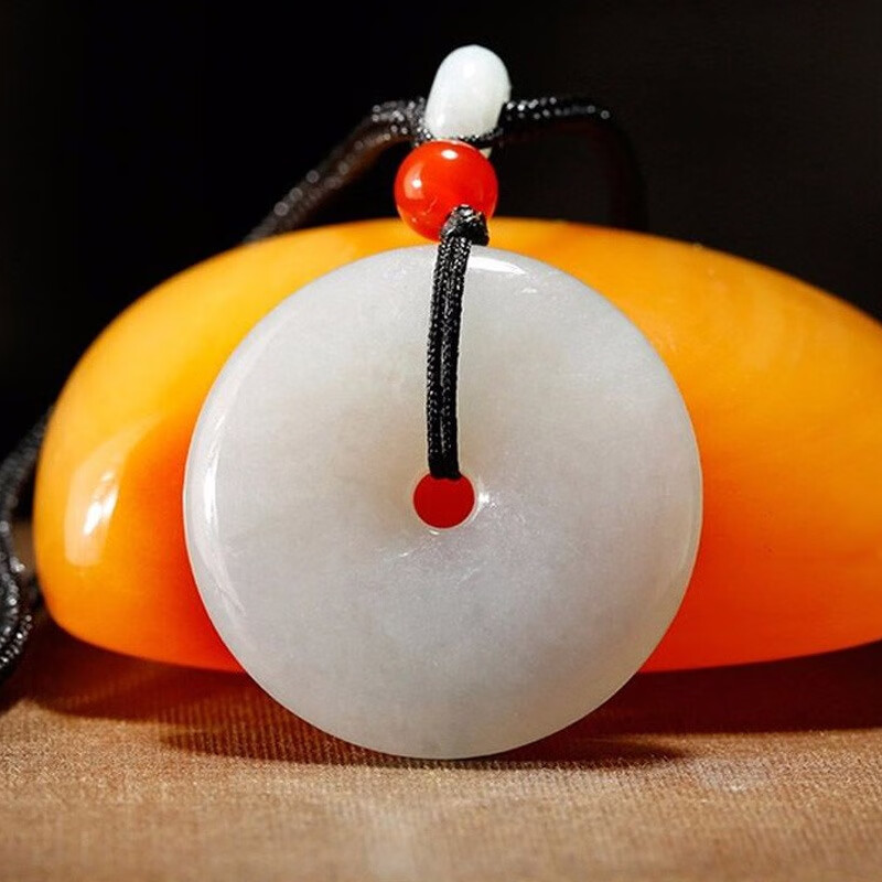 慈元阁 简约平安扣 翡翠吊坠