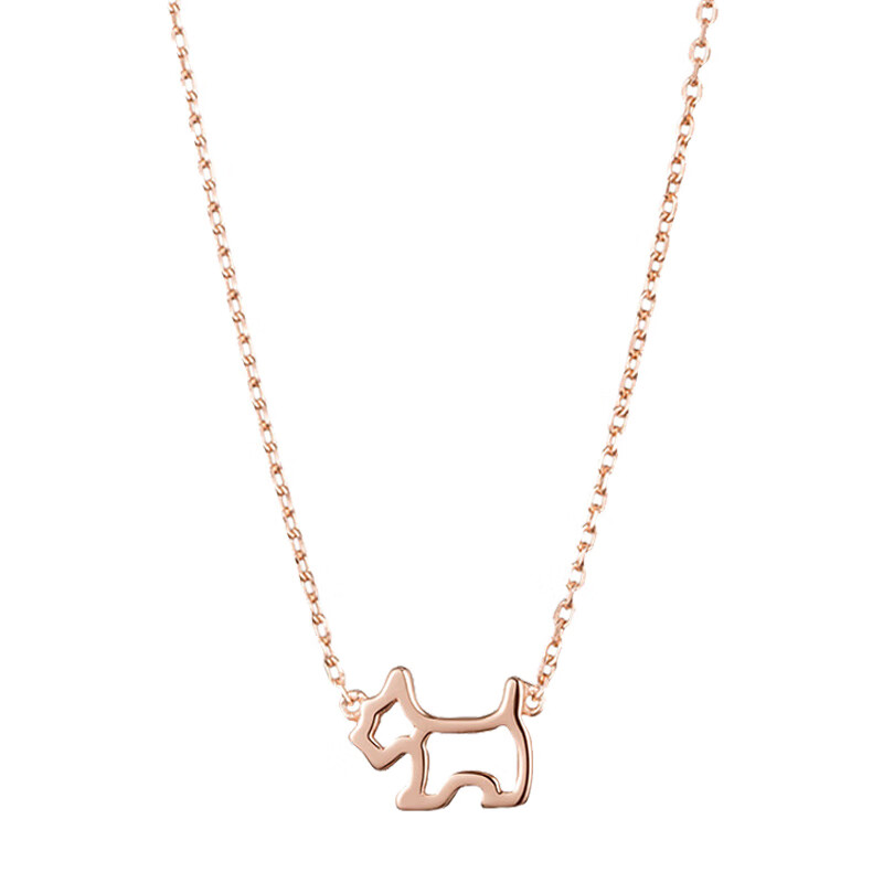 AGATHA 镂空小狗项链