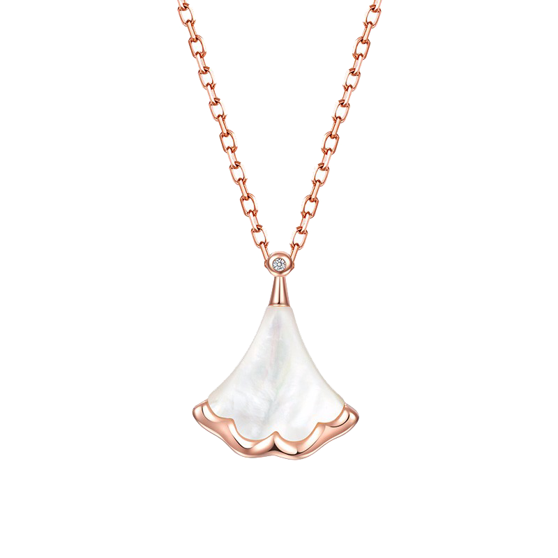 N2IT 钻石扇子项链