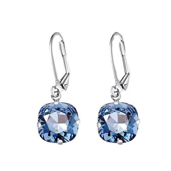 玛汀薇思 古典玫瑰色亮钻耳饰