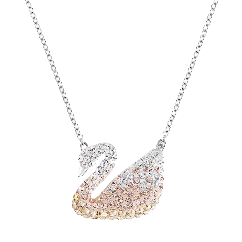 施华洛世奇 渐变色天鹅项链