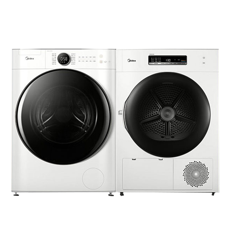 美的 直驱变频电机洗烘套装