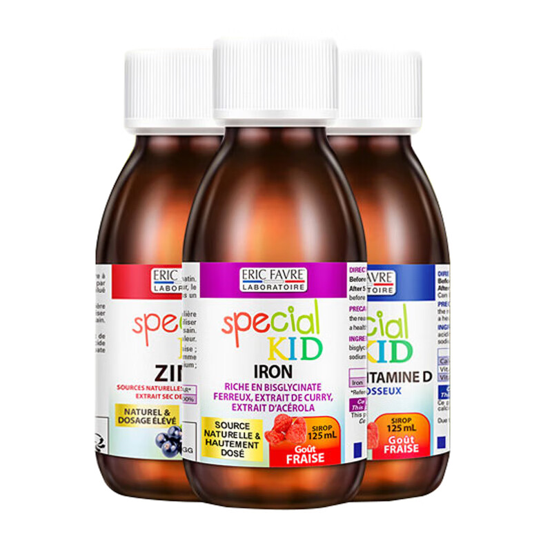 艾瑞可 儿童钙铁锌铁锌口服液