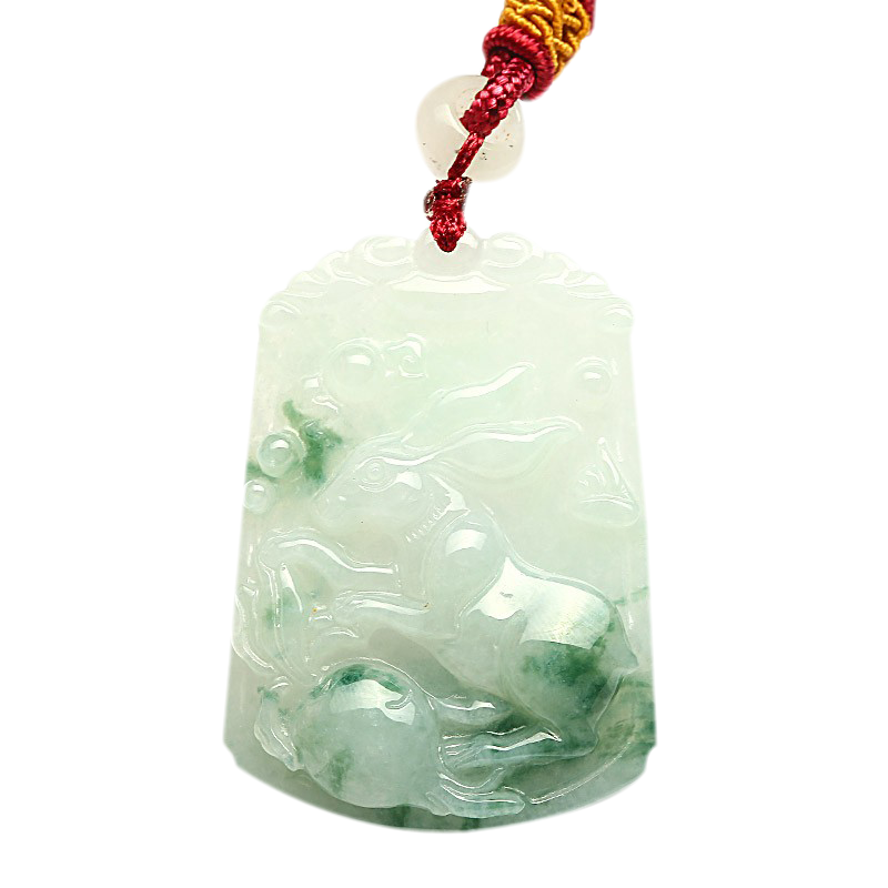 七彩云南 翡翠生肖吊坠