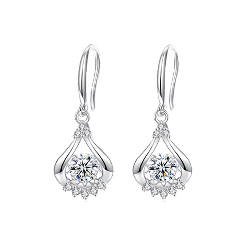 唯一 流苏镶钻耳饰