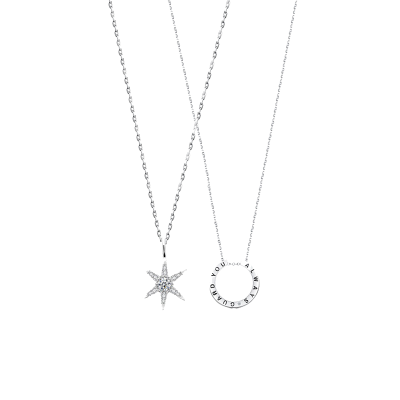 卡蒂罗 六芒星守护项链