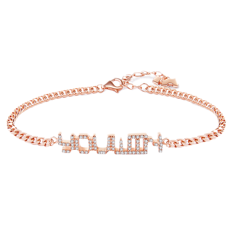 瑷嘉莎时尚字母手链