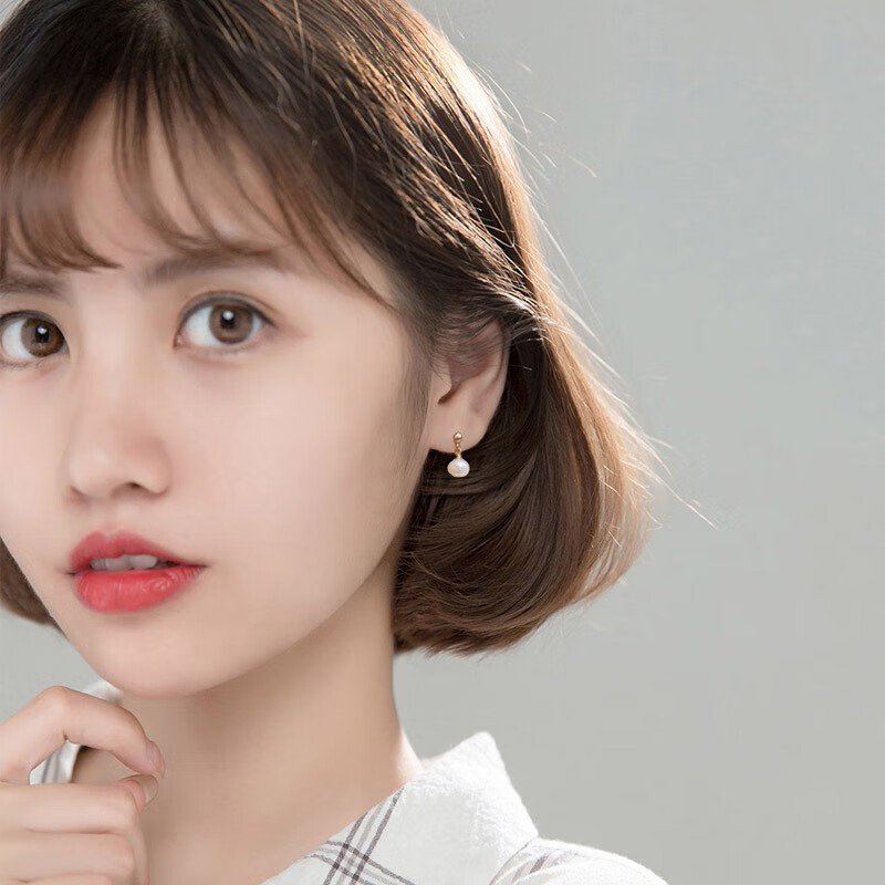 卓麦 强光珍珠耳钉