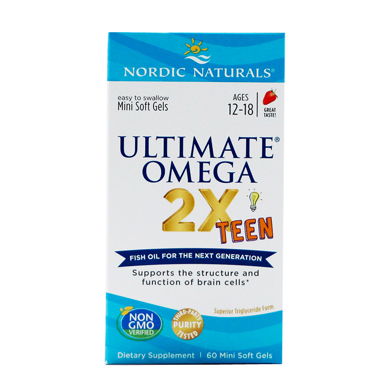 挪威小鱼 挪帝克草莓味少儿鱼油