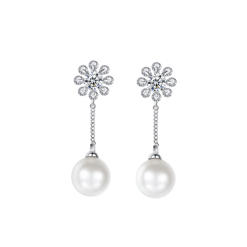 缔晶日韩气质珍珠耳饰