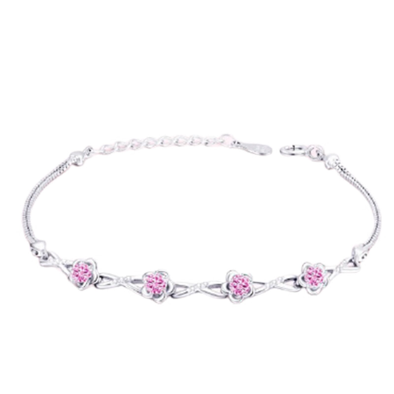 卡蒂罗 桃花银手链