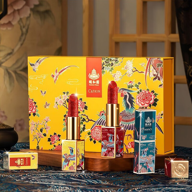 创意猪 保湿滋润 口红礼盒