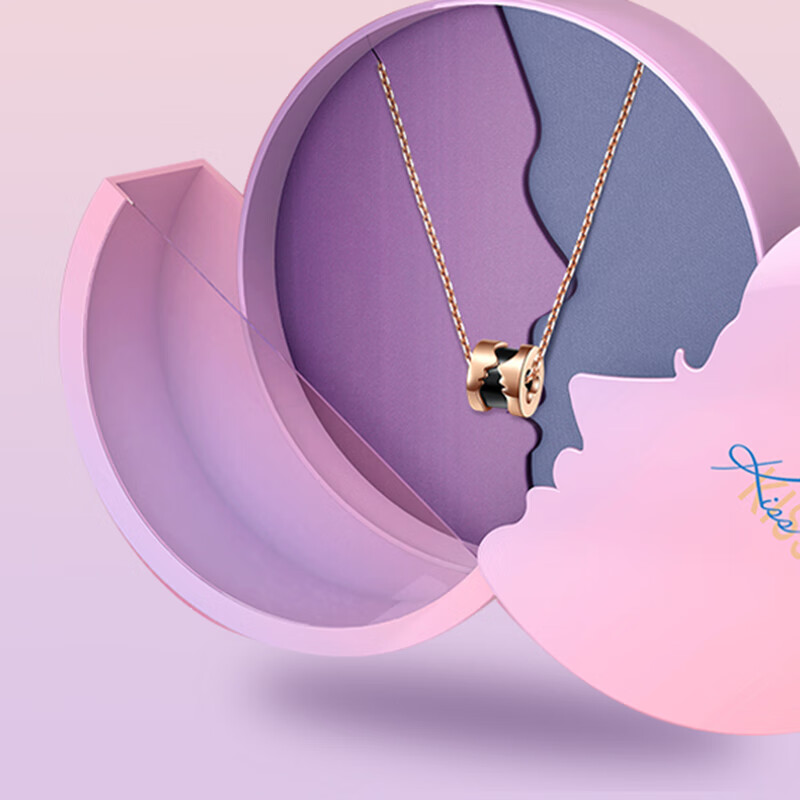 一物一造 18K金 项链礼盒