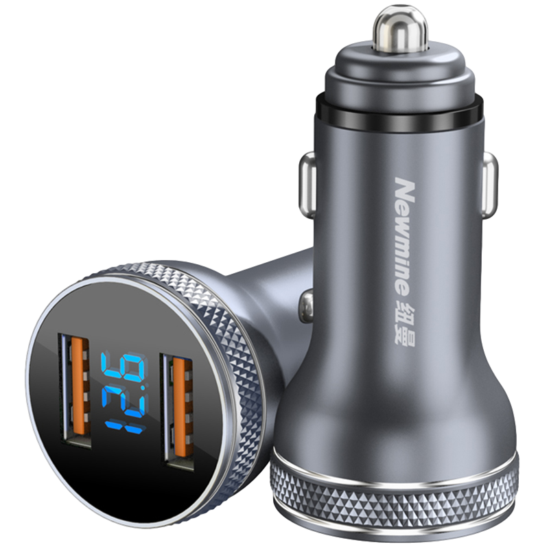 纽曼 一拖二电压检测充电器