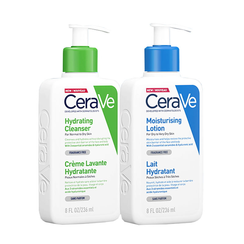 CeraVe 保湿洗护套装