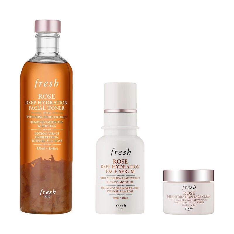 馥蕾诗 玫瑰沁润护肤套装