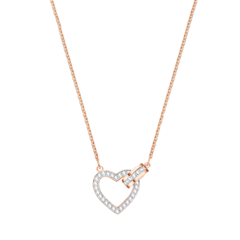 施华洛世奇 绳结爱心项链