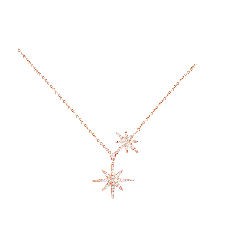 APMMonaco浪漫粉金项链