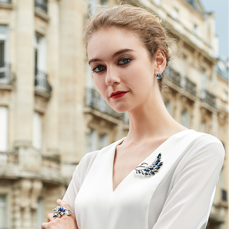 Eternelle 水晶胸针