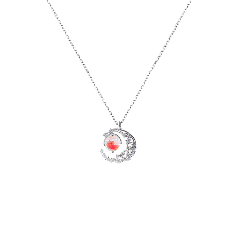 YYEU 星月纯银项链