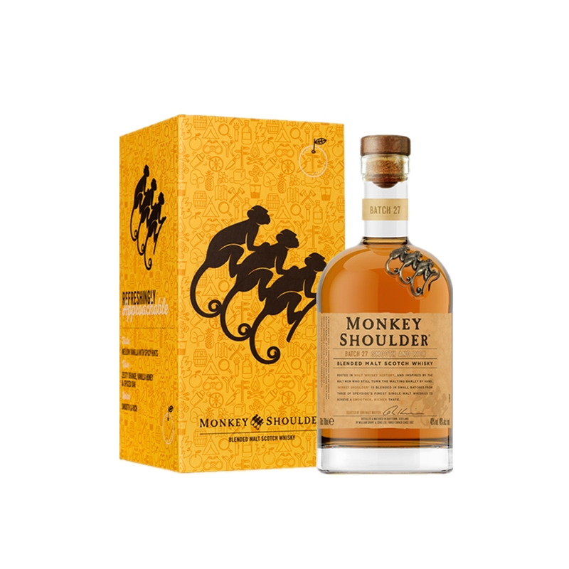 三只猴子 口感顺滑 威士忌