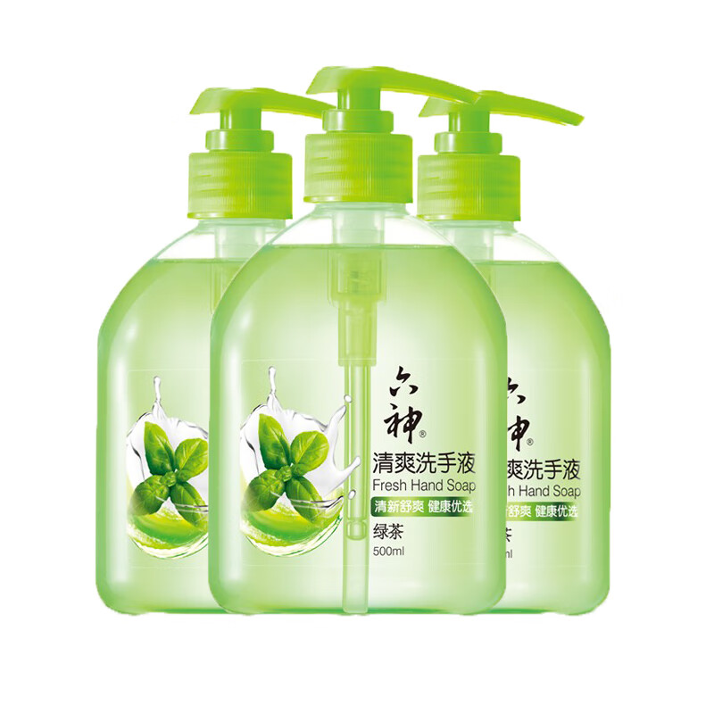 六神 绿茶清爽 洗手液