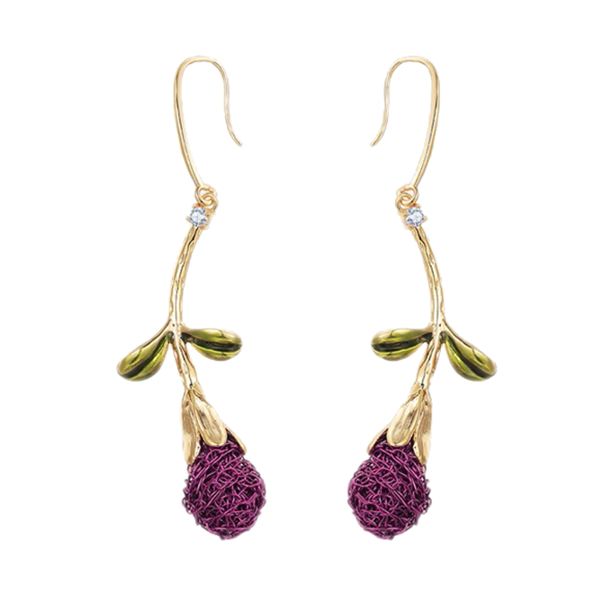 茜子原创热带水果耳环