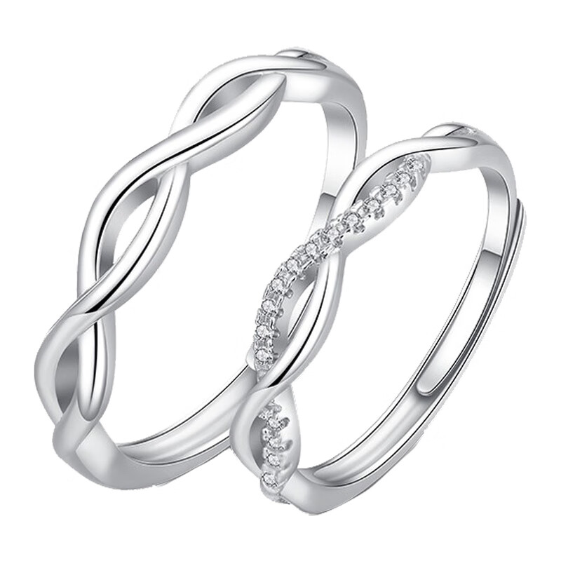 卡蒂罗镶施华洛世奇锆对戒