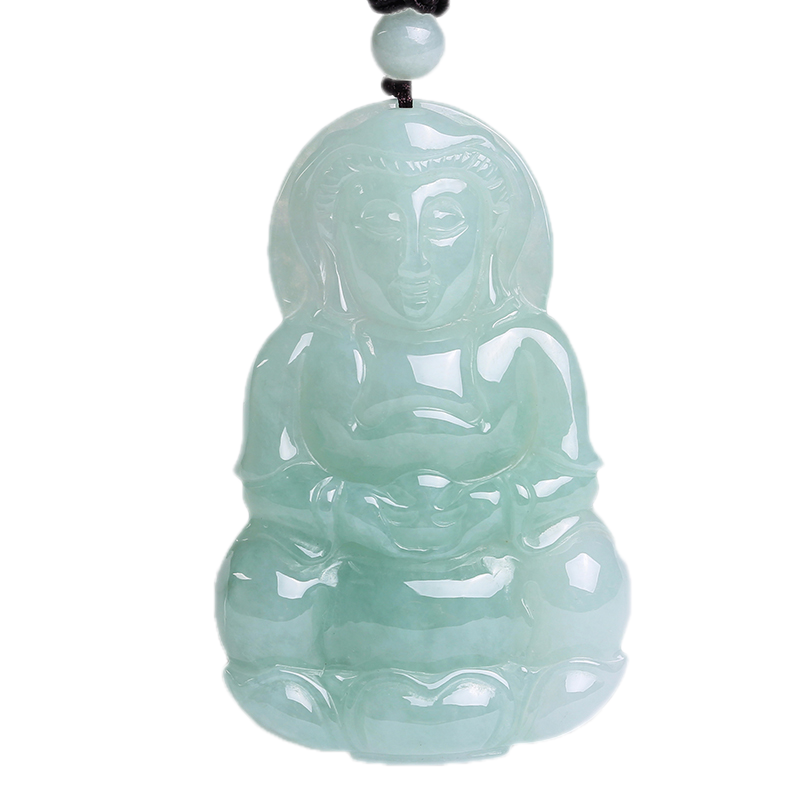 印象眸手工打磨翡翠吊坠