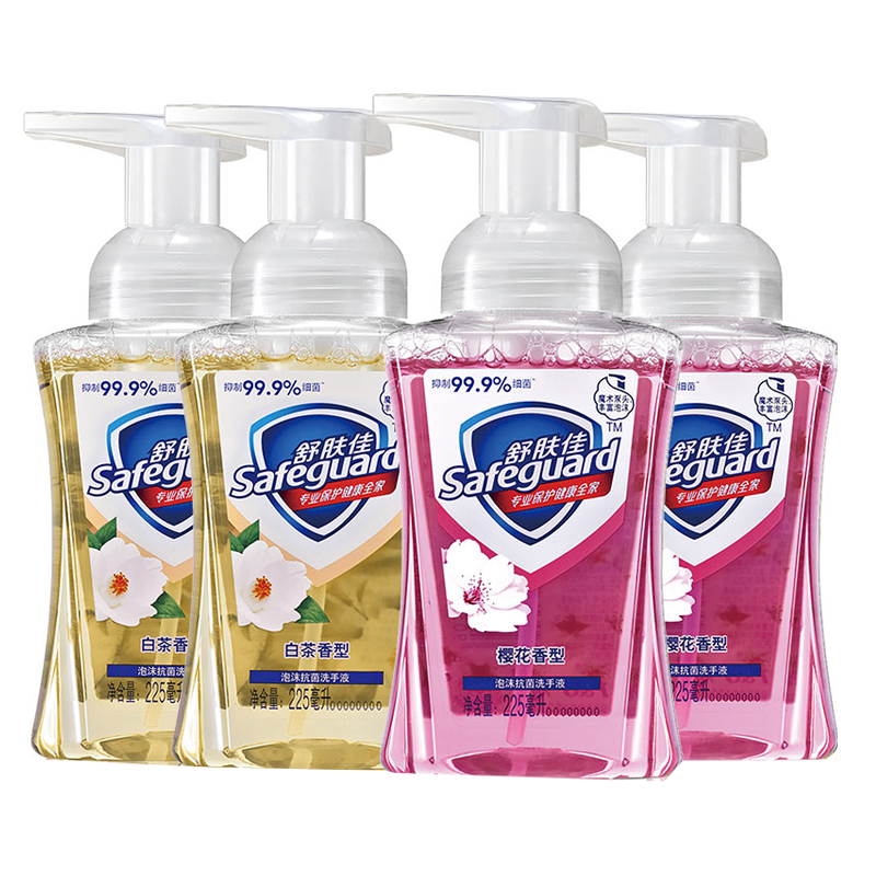 舒肤佳 樱花白茶泡泡洗手液