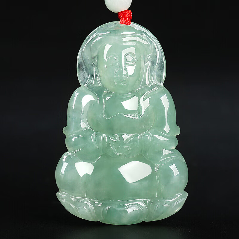 凤禧 油青翡翠吊坠