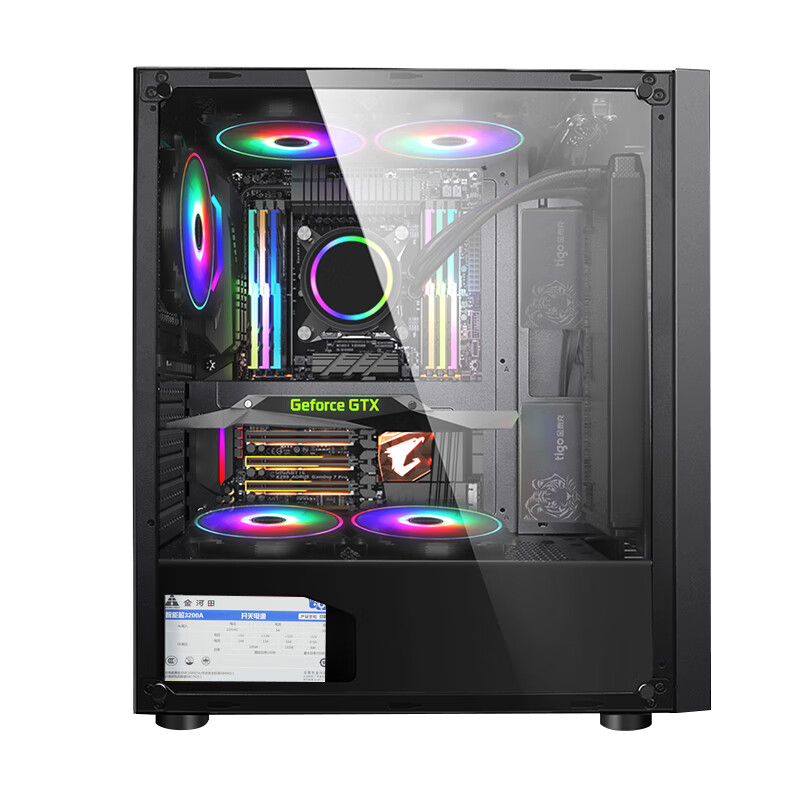 酷耶 侧透式面板台式机