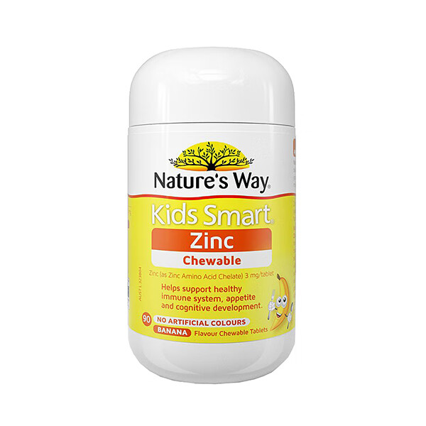 佳思敏 香蕉味可咀嚼锌剂