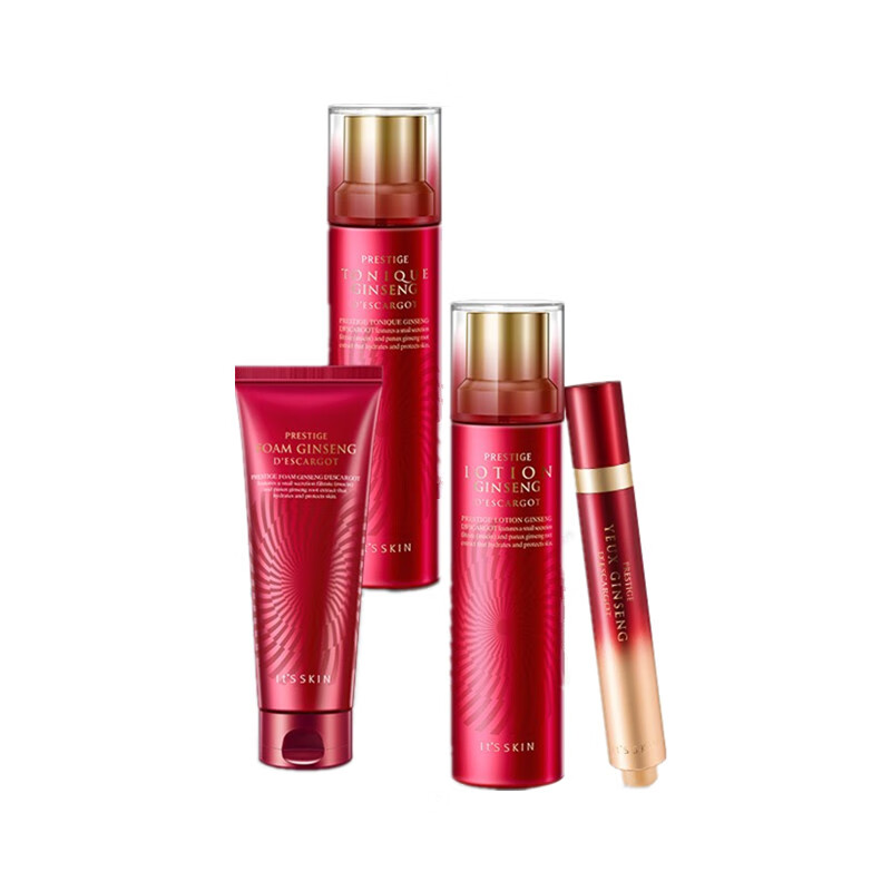 伊思 晶钻红参蜗牛护肤套装