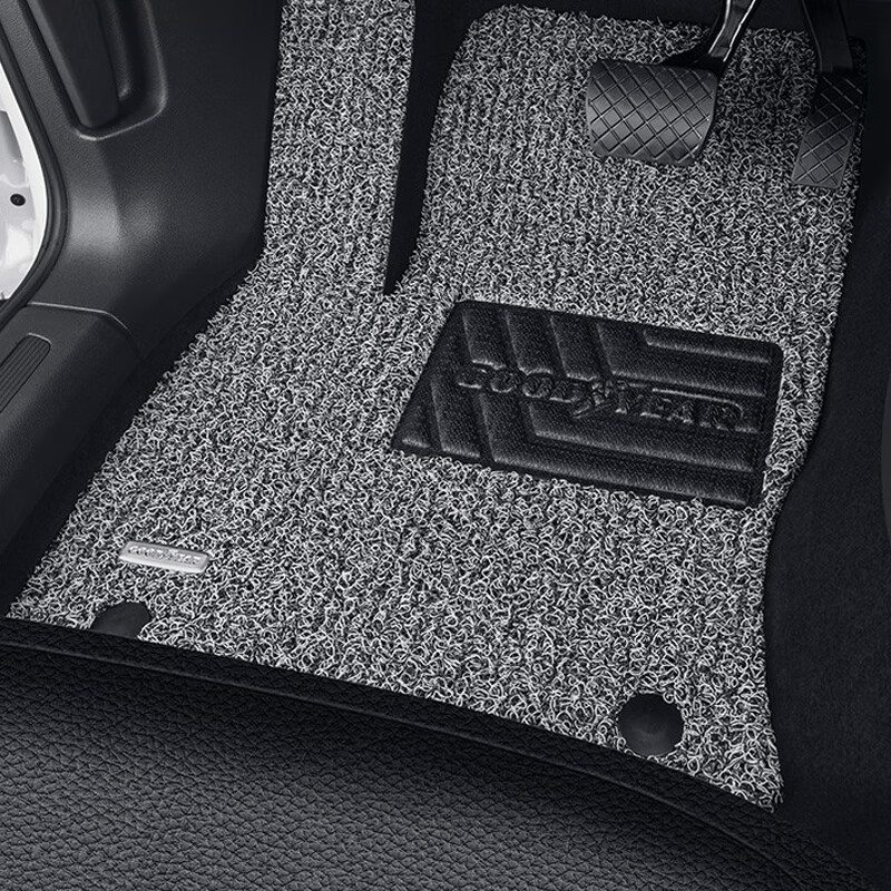固特异 黑灰丝圈汽车脚垫